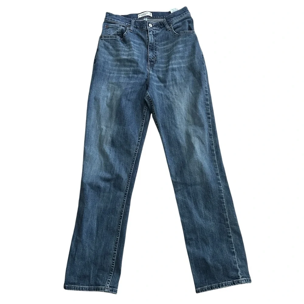 Abercrombie Fitch 90s Straight‎ Ultra High Rise Curve Denim Jeans Womens 28 (8)